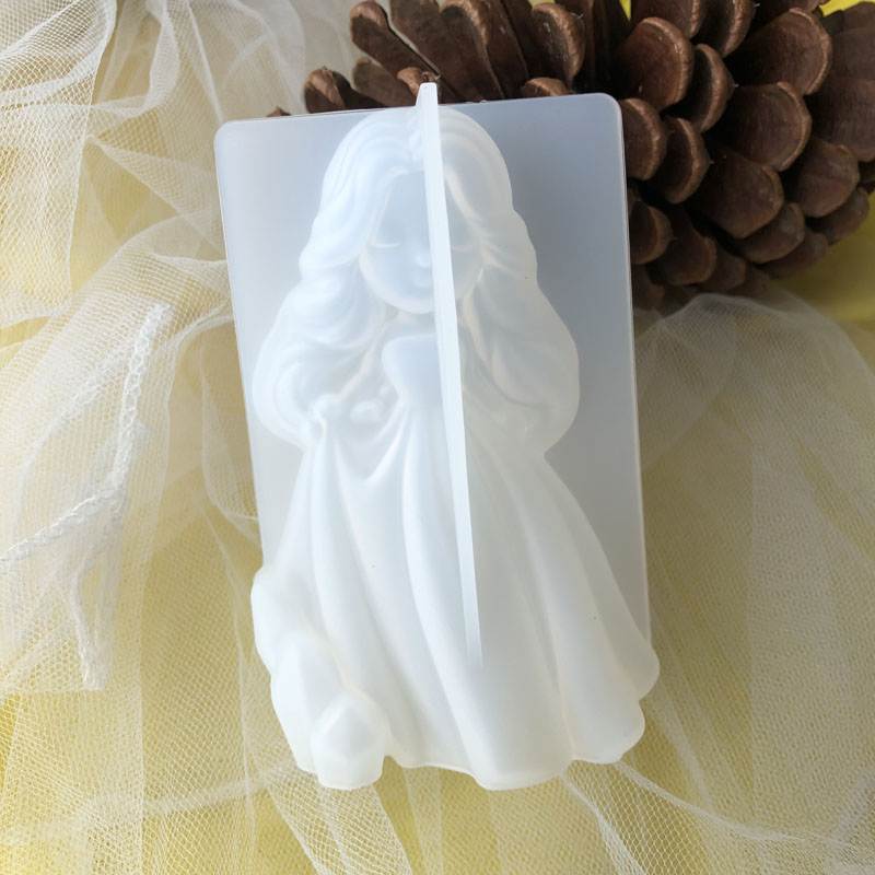 Soap Making Instructions - 3D carino principessa candela in silicone