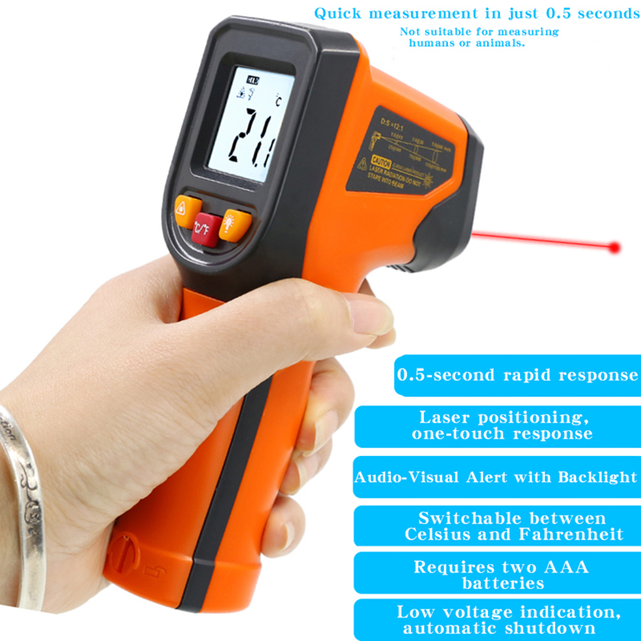 Soap Making Thermometer - NJTY T400A T600A Termometro a infrarossi