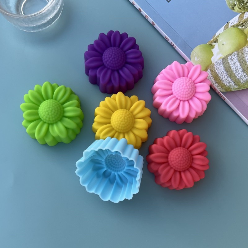Soap Making Material - Set di 6 Stampi in Silicone